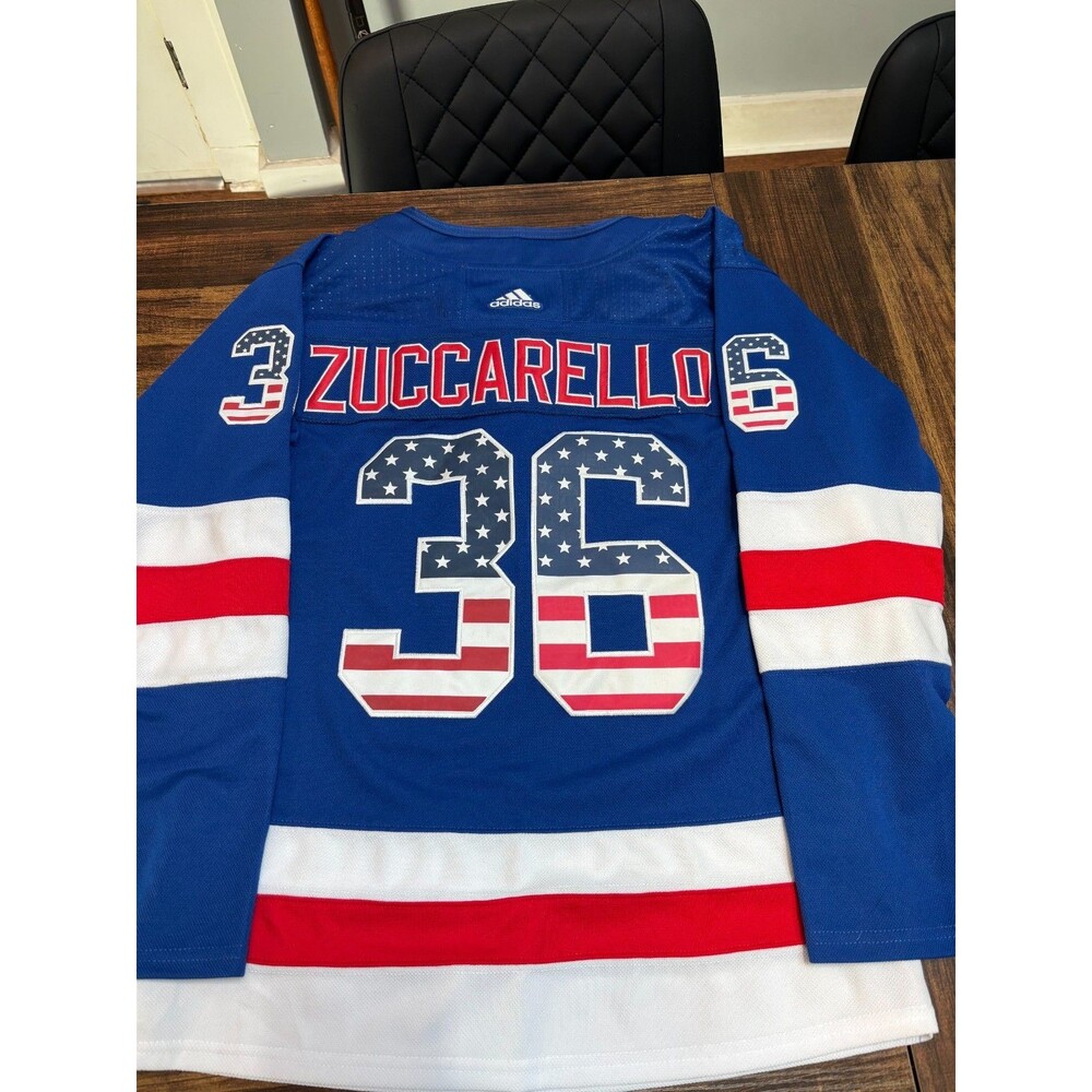 New York Rangers Mats Zuccarello Adidas Jersey US Flag Women’s S/M PROMO PRODUCT